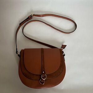 Afkomst Women's Synthetic Leather & Suede Shoulder Bag